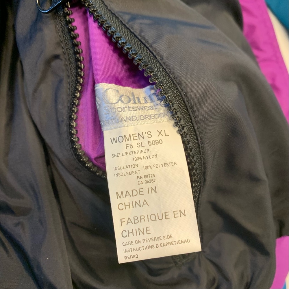 Vintage Columbia Powder Keg Interchange Jacket W/ Reversible Liner Women’s XL - Picture 6 of 12